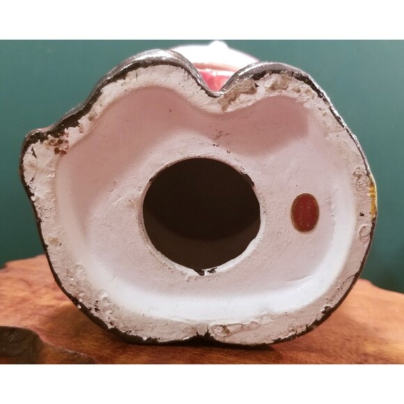 Vintage Toy Soldier Hand Painted Ceramic Bank Made in Japan 6.75"X3.5" Diameter - Picture 6 of 6